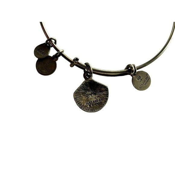 Alex and Ani Gold Bracelet Set Lighthouse & Seashell - Picture 16 of 16